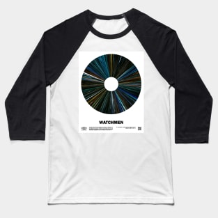 minimal_Watchmen Warp Barcode Movie Baseball T-Shirt